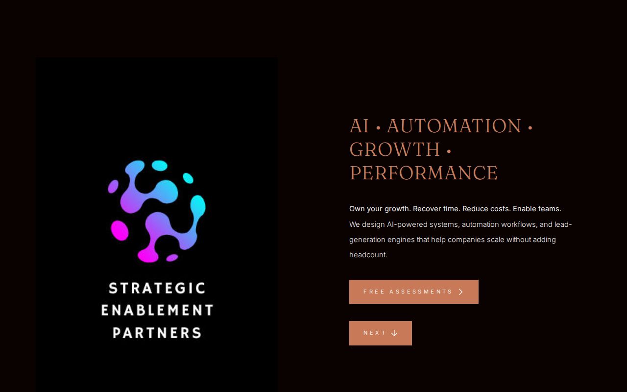Strategic Enablement Partners | AI, Automation & Growth Systems for ...